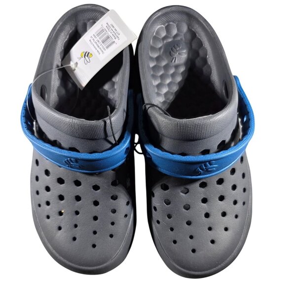 Kids Active clogs size J4 Joybees Slip-On Shoes girl boy casual black teal - Picture 1 of 5